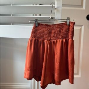 Burnt orange skort